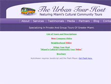 Tablet Screenshot of miamiculturaltours.com